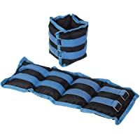 FYTTER Body Weights 2Kg2 Set de 2 lastres de Tobillos y muñecas de 2 kg- Unisex Adulto- Negro-Azul